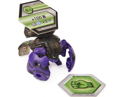 Bakugan bojovník s prídavnou výstrojou s2 Tretorous Ultra Baku Gear černý