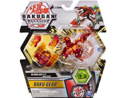 Bakugan bojovník s prídavnou výstrojou s2 Howlkor červený