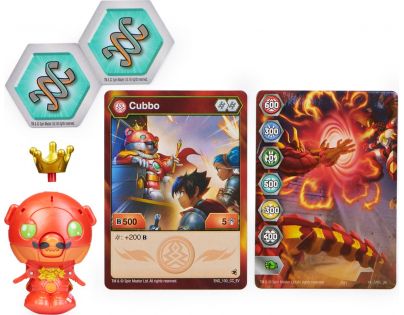 Bakugan Cubbo figurky S4 červený