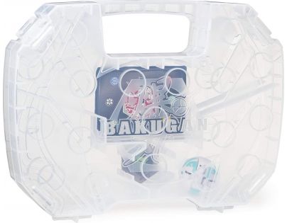 Bakugan sběratelský kufřík bílý průhledný