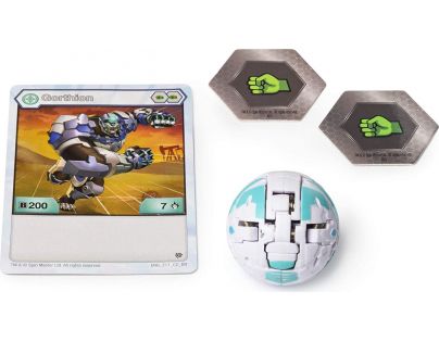 Bakugan sběratelský kufřík bílý průhledný