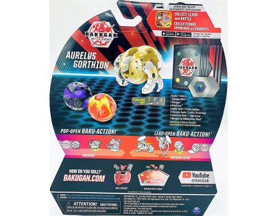 Bakugan startovací sada 3 ks Aurelus Gorthion