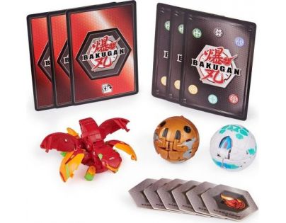 Bakugan startovací sada 3 ks Pyrus Phaedrus