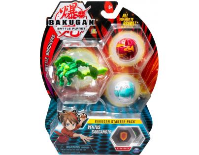 Bakugan startovací sada 3 ks Ventus Garganoid