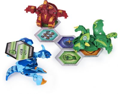 Bakugan štartovacia sada 3ks s2 Eenoch, Pegatrix, Howlkor