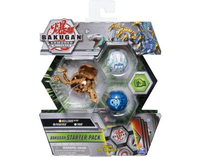 Bakugan štartovacia sada 3ks s2 Nillious, Pegatrix, TROX