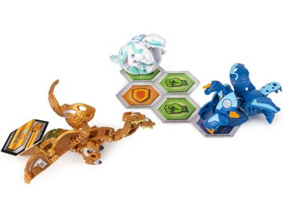 Bakugan štartovacia sada 3ks s2 Nillious, Pegatrix, TROX