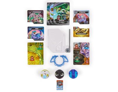 Bakugan Startovací sada speciální útok S6 Mantid, Titanium Dragonoid, Trox