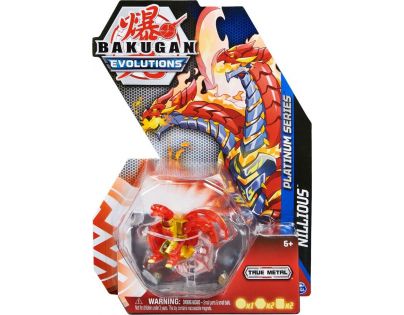 Bakugan True Metal figurky S4 Nillious Red