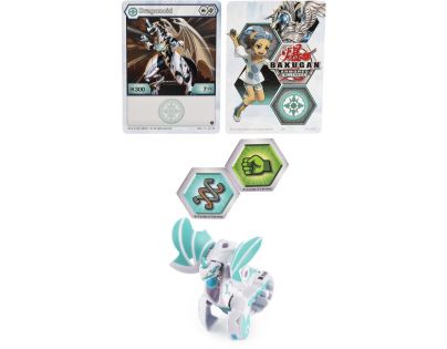 Bakugan základné balenie s2 Dragonoid biely