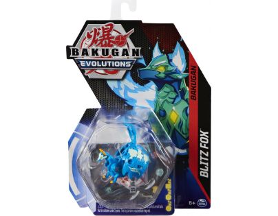 Bakugan základní balení S4 3017 Blitz Fox modrý