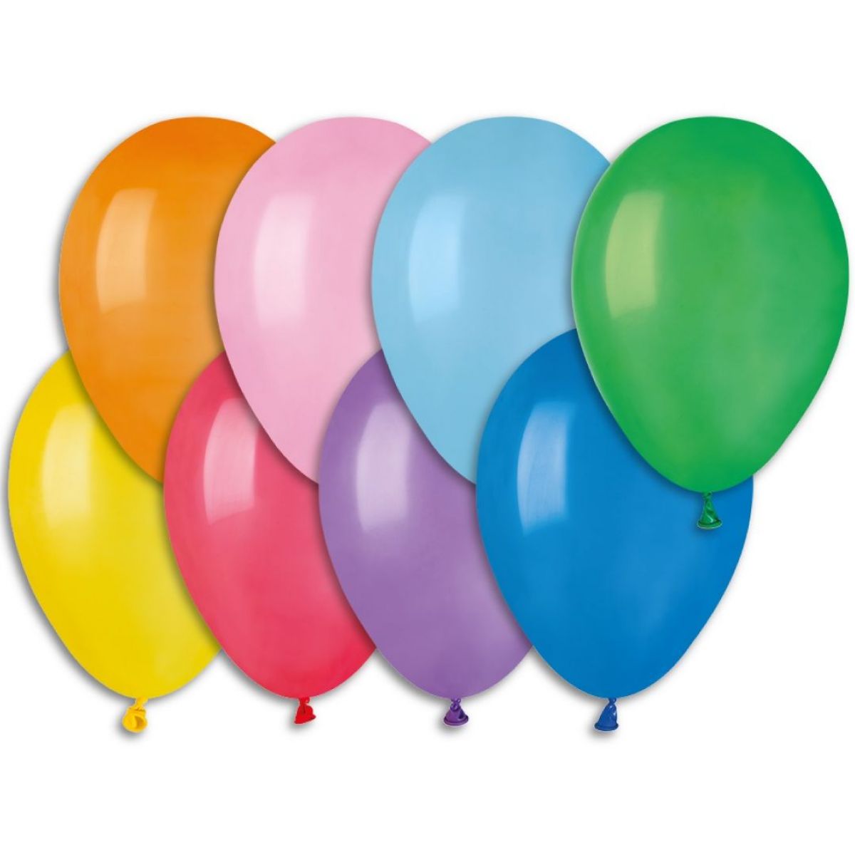 Teddies Balóniky nafukovací pastelových farieb 100 ks