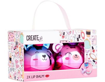 Balzam na pery Fun Create it! v taštičke 2 ks