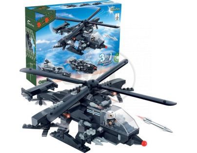 BanBao Armáda 8488 Vrtulník, vozidlo, vznášedlo 3 v 1