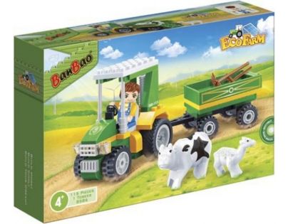 Banbao Farma 8586 Farmářský traktůrek s vlečkou