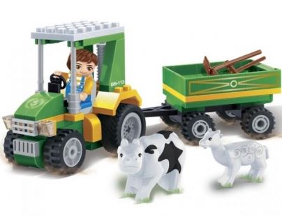 Banbao Farma 8586 Farmářský traktůrek s vlečkou