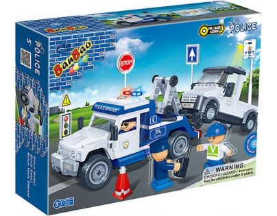 Mikro Trading Stavebnica BanBao Policie 8345 Policejní odtahovka