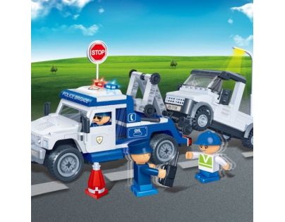 Mikro Trading Stavebnica BanBao Policie 8345 Policejní odtahovka
