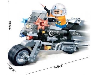 Banbao Policie 8351 Policejní motorka