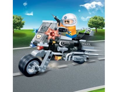 Banbao Policie 8351 Policejní motorka