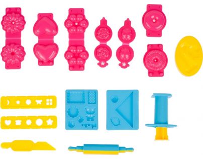 Barbie Farebná plastelína Tortová sada