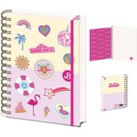 Barbie blok krúžkový A5