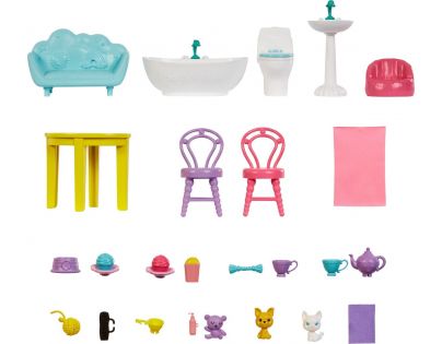 Barbie Chelsea dom so šmykľavkou