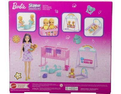 Barbie Opatrovateľka s dvojčatami herný set