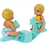 Barbie Opatrovateľka s dvojčatami herný set 3