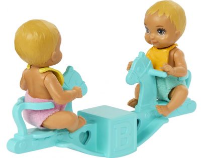 Barbie Opatrovateľka s dvojčatami herný set