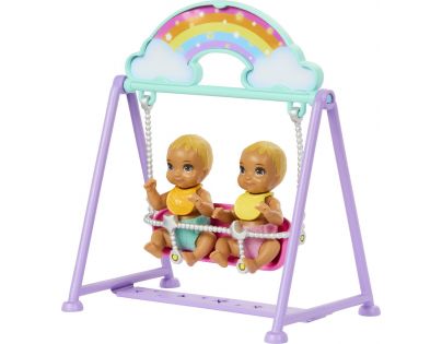Barbie Opatrovateľka s dvojčatami herný set