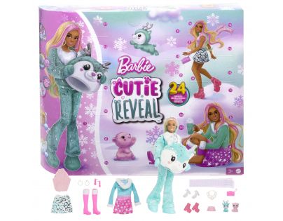 Barbie Cutie Reveal adventný kalendár
