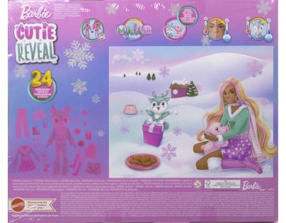 Barbie Cutie Reveal adventný kalendár