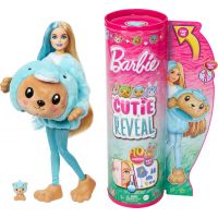 Barbie Cutie Reveal Barbie v kostýme Medvědice v modrém kostýmu Delfína