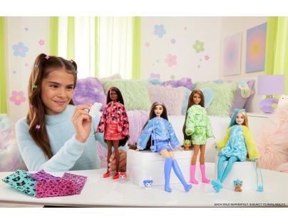 Barbie Cutie Reveal Barbie v kostýme Pejsek v zeleném kostýmu Žabičky