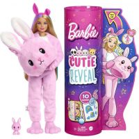 Barbie Cutie Reveal bábika séria 1 zajačik