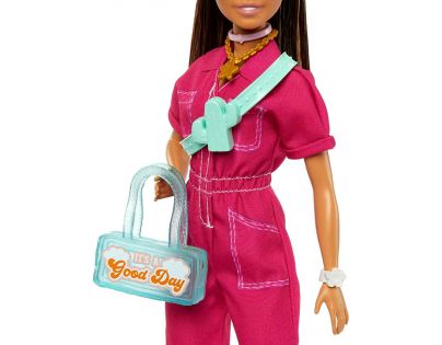 Barbie Deluxe Módna bábika v nohavicovom kostýme