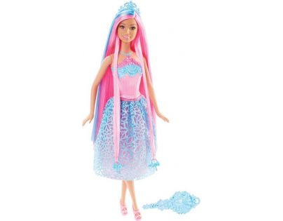 Mattel Barbie Dlouhovláska - Růžové vlasy