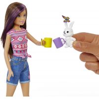 Barbie DreamHouse Adventure kempujúca sestra 23 cm so zvieratkom Skipper™ 2