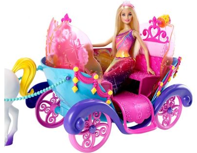 Barbie Duhový kočár s princeznou