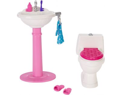 Barbie DXR91 Nábytek - DTJ69 Toaleta