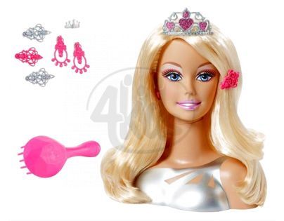 Mattel T4580 - Barbie Česací hlava