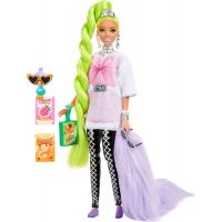 Barbie Extra 30 cm neónovo zelené vlasy