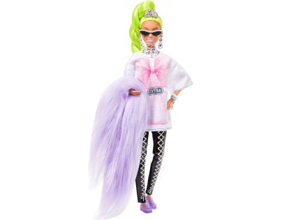 Barbie Extra 30 cm neónovo zelené vlasy