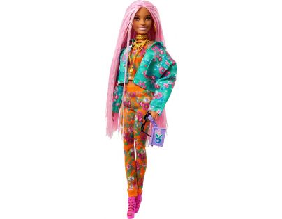 Barbie Extra 30 cm ružové vrkôčiky