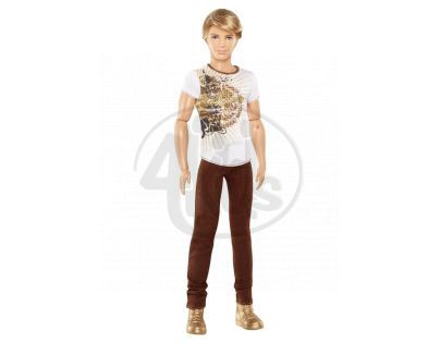 BARBIE T4893 Fashionistas Ken - Hnědé kalhoty