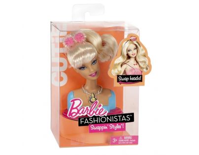 Barbie Fashionistas SS hlava T9123 - Sporty