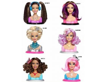 Barbie Fashionistas SS hlava T9123 - Sporty