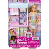 Barbie Herný set predavačka zmrzliny 30 cm blondínka 6