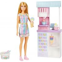 Barbie Herný set predavačka zmrzliny 30 cm blondínka 2